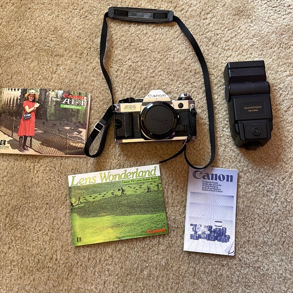 Canon AE-1 with Flash